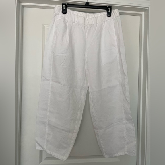 Eileen Fisher Organic Linen Lantern Pant size medium - Picture 5 of 8